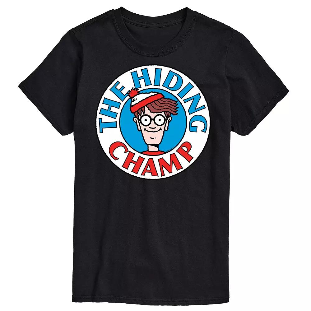 Men's Where's Waldo The Hiding Champ Graphic Tee,  Product Image