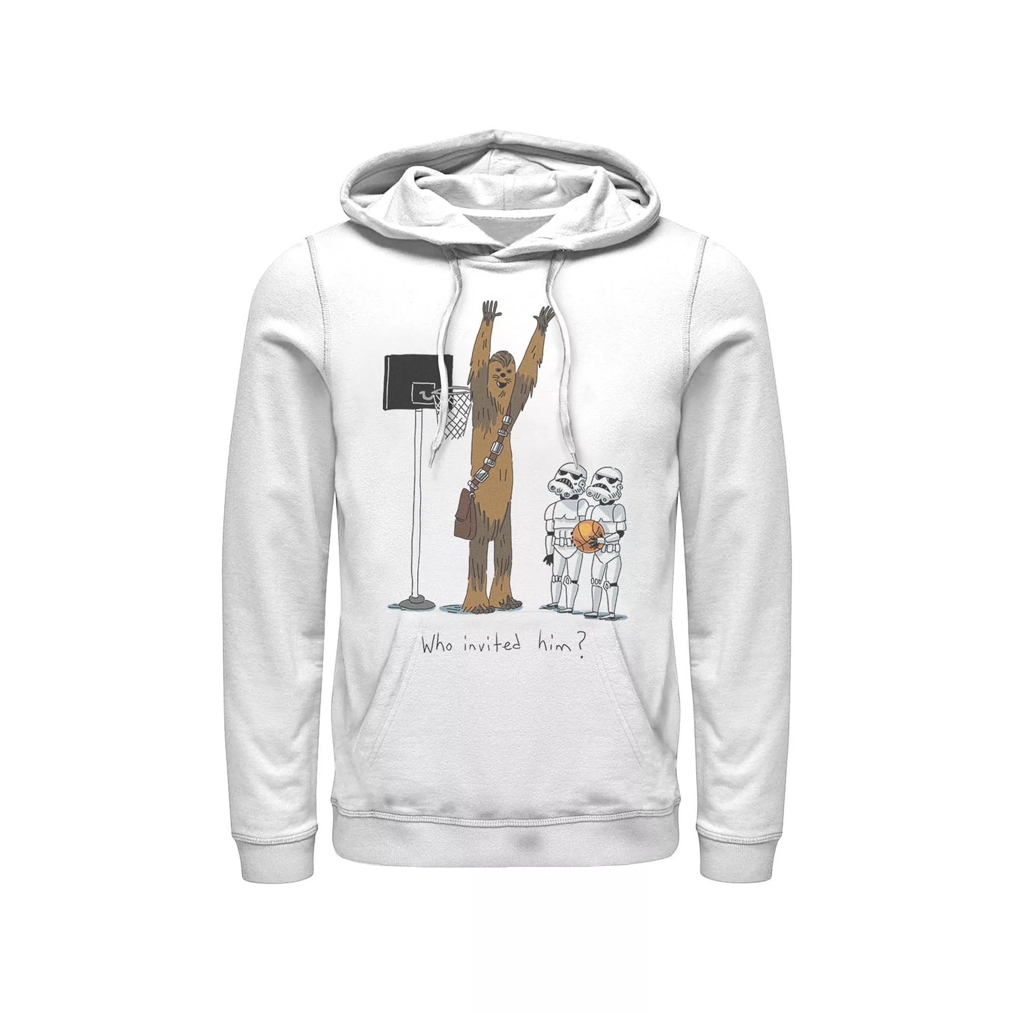 Men's Star Wars Chewbacca Basketball Who Invited Him Hoodie,  Product Image
