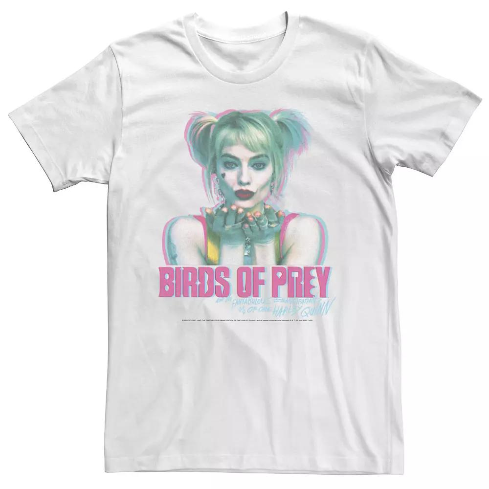 Men's Harley Quinn: Birds of Prey Kiss Portrait Tee,  Product Image