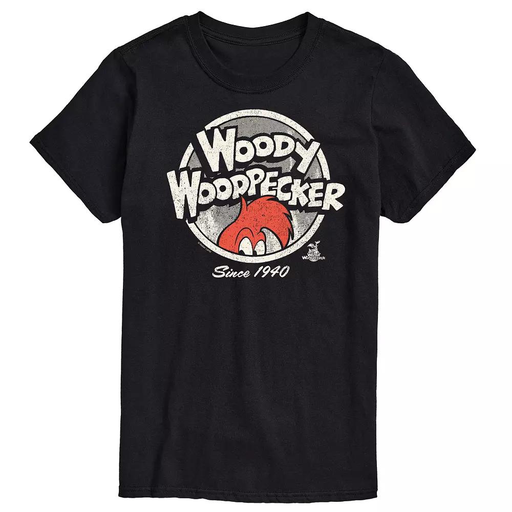Big & Tall Woody Woodpecker Vintage Logo Graphic Tee, Men's,  Product Image