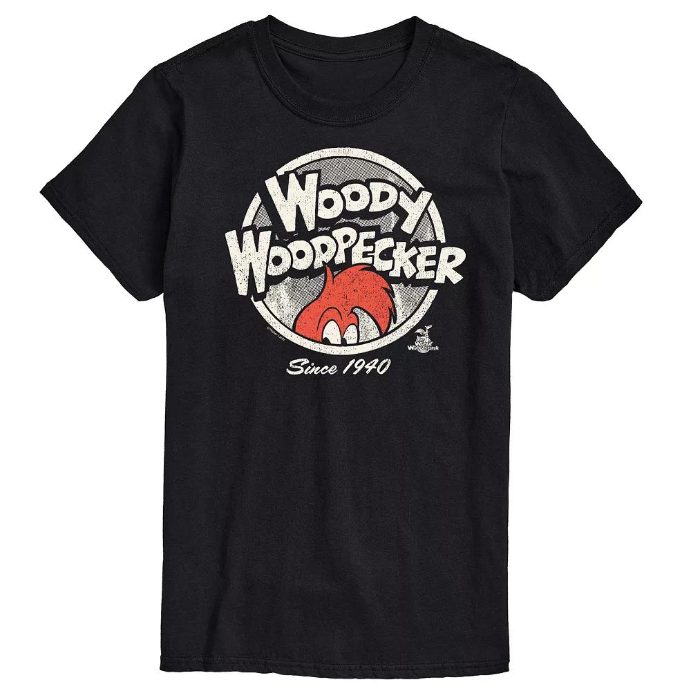 Big & Tall Woody Woodpecker Vintage Logo Graphic Tee, Men's,  Product Image