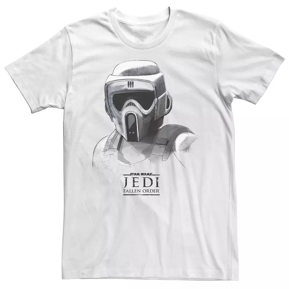 Men's Star Wars Jedi Fallen Order Grayscale Tee,  Product Image