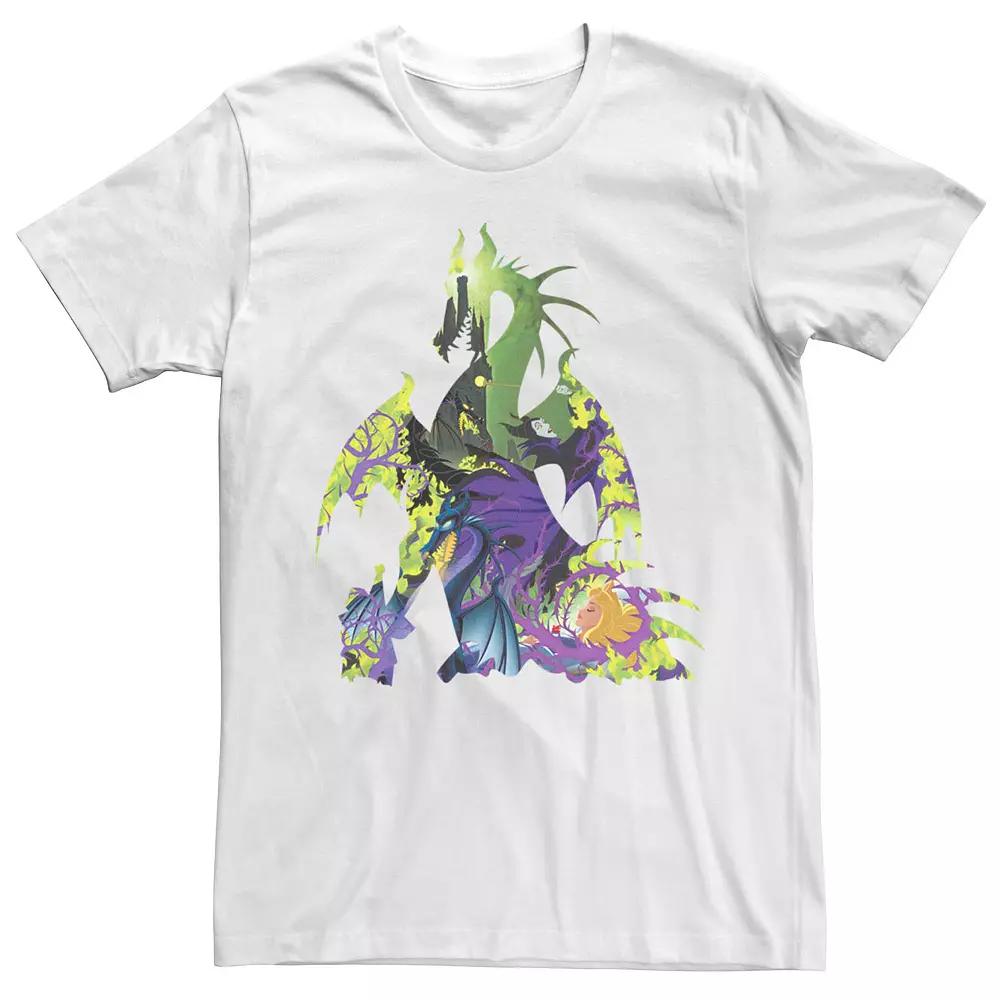 Disney's Sleeping Beauty Dragon Silhouette Graphic Men's Tee,  Product Image