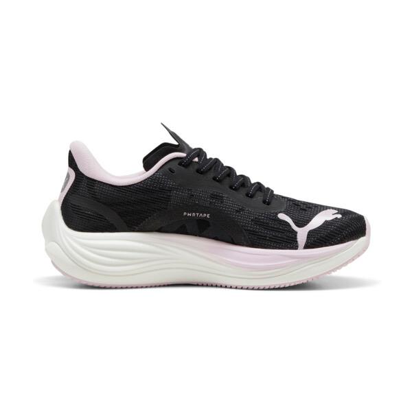 PUMA Velocity NITROâ¢ 3 Women's Running Shoes in Black/Silver/Grape Mist Product Image