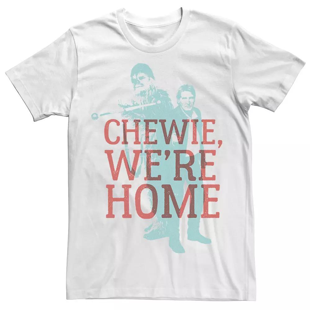Men's Star Wars Han Solo Chewie We're Home Tee,  Product Image