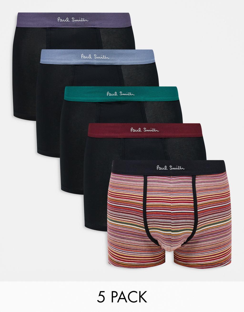 Paul Smith 5-pack trunks in multi Product Image