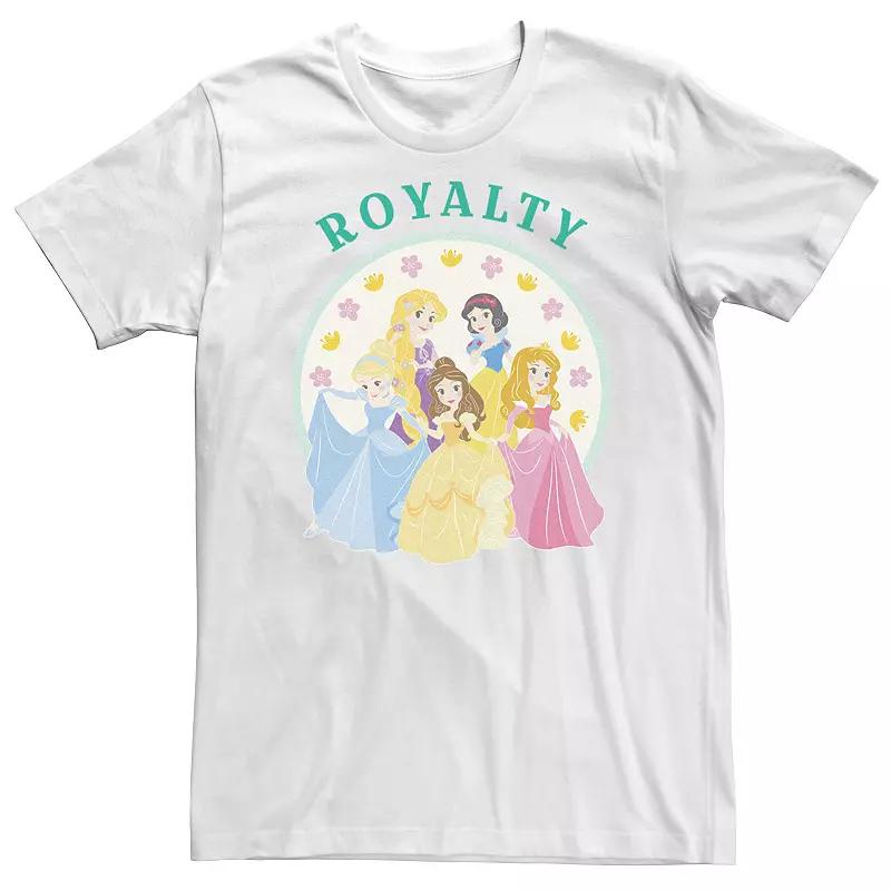 Big & Tall Disney Princess Cute Royalty Tee, Men's, Size: 3XL, White Product Image