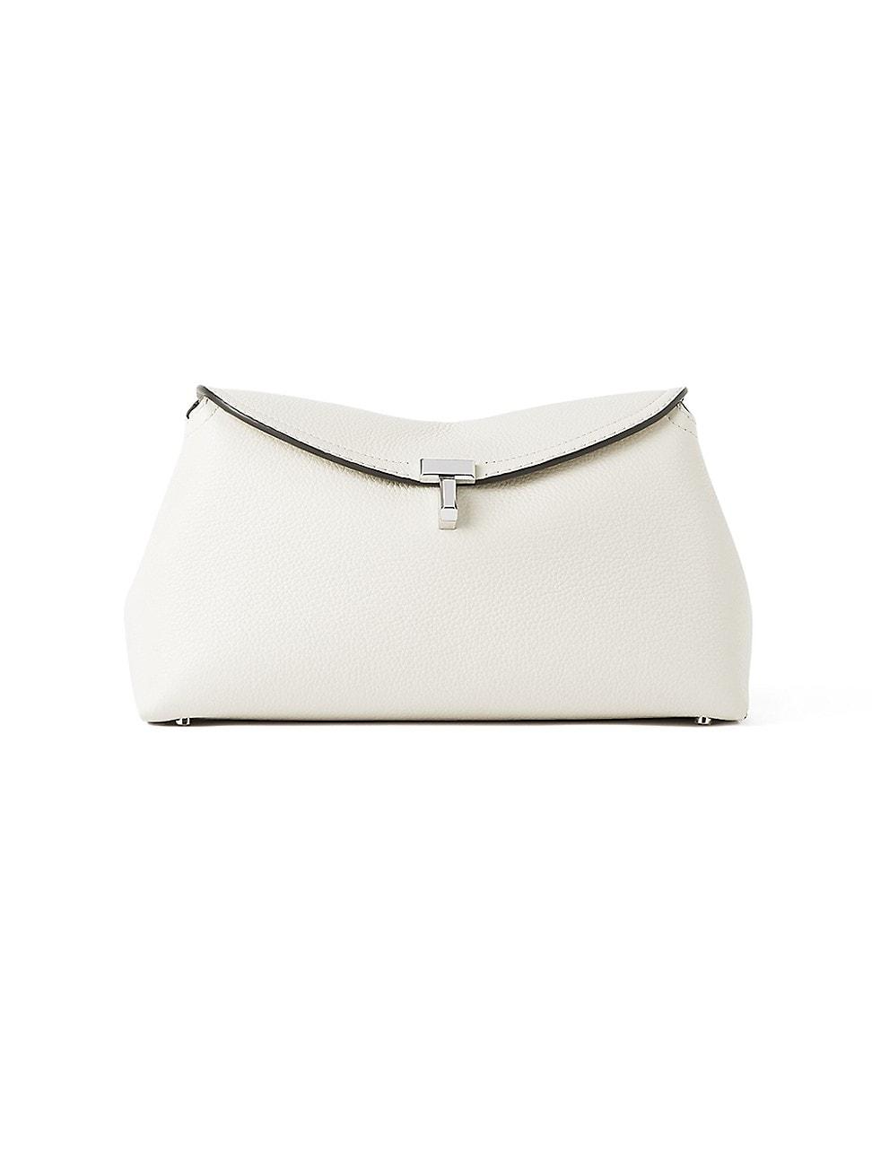 Womens T-Lock Leather Clutch Product Image