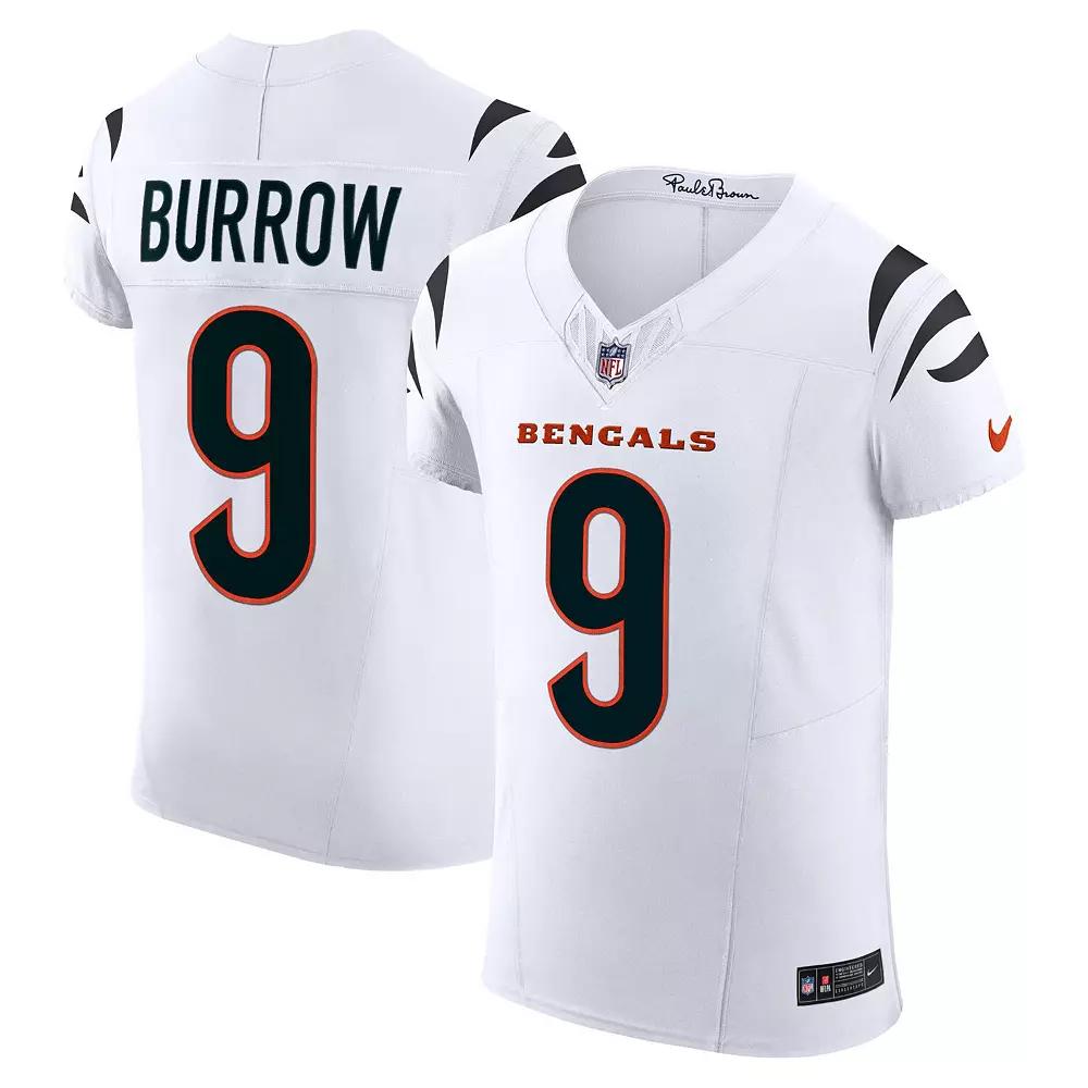 Men's Nike Joe Burrow White Cincinnati Bengals Vapor F.U.S.E. Elite Jersey,  Product Image