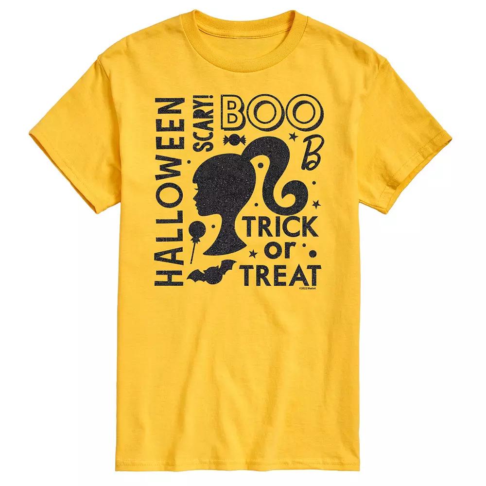 Men's Barbie Halloween Collage Graphic Tee,  Product Image