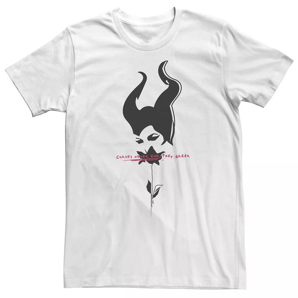 Big & Tall Disney Maleficent Mistress Of Evil Curses Never End Rose Tee, Men's,  Product Image