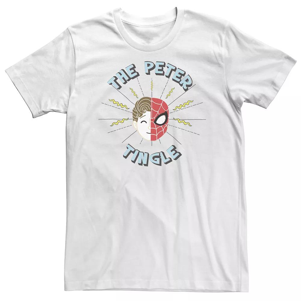 Big & Tall Marvel Spider-Man Far From Home Peter Tingle Graphic Tee, Men's,  Product Image