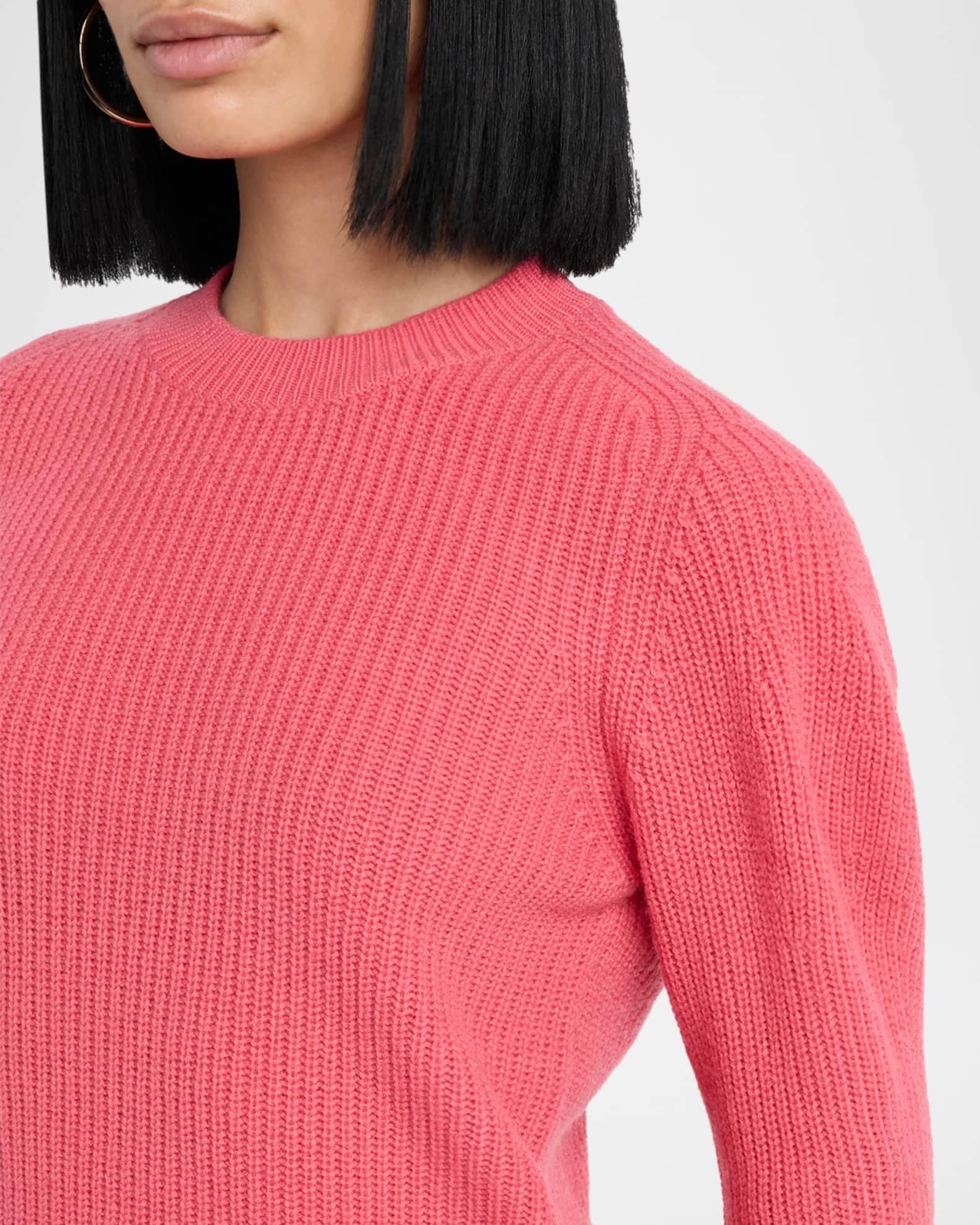 Puff-Sleeve Wool-Cashmere Sweater Product Image