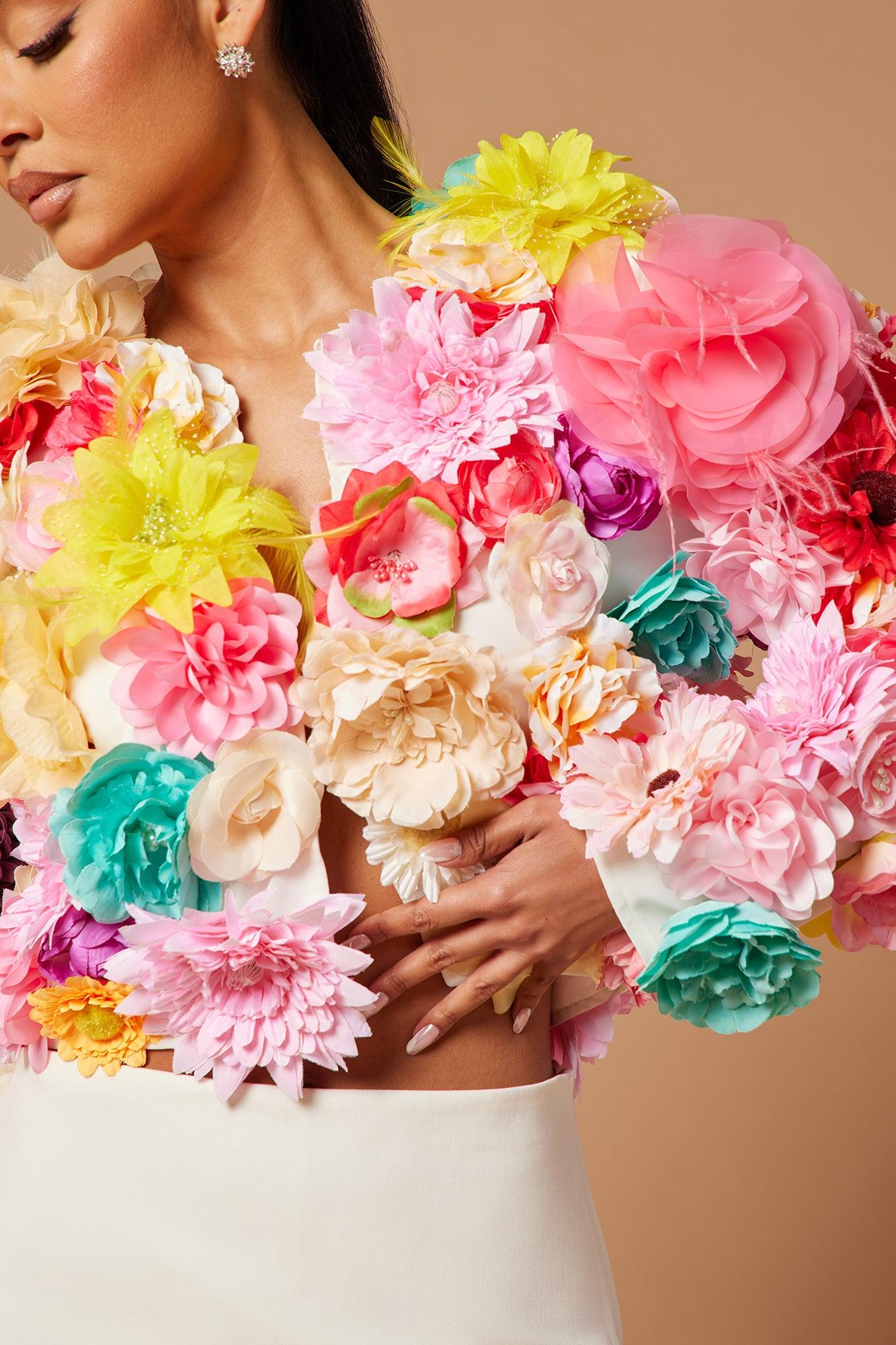 Romi Floral Jacket - Multi Color Product Image