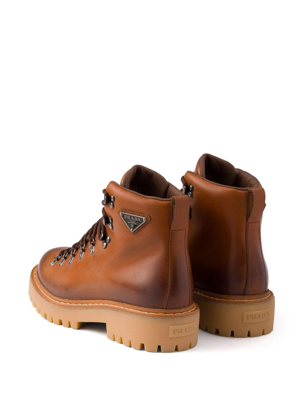 laced leather boots Product Image