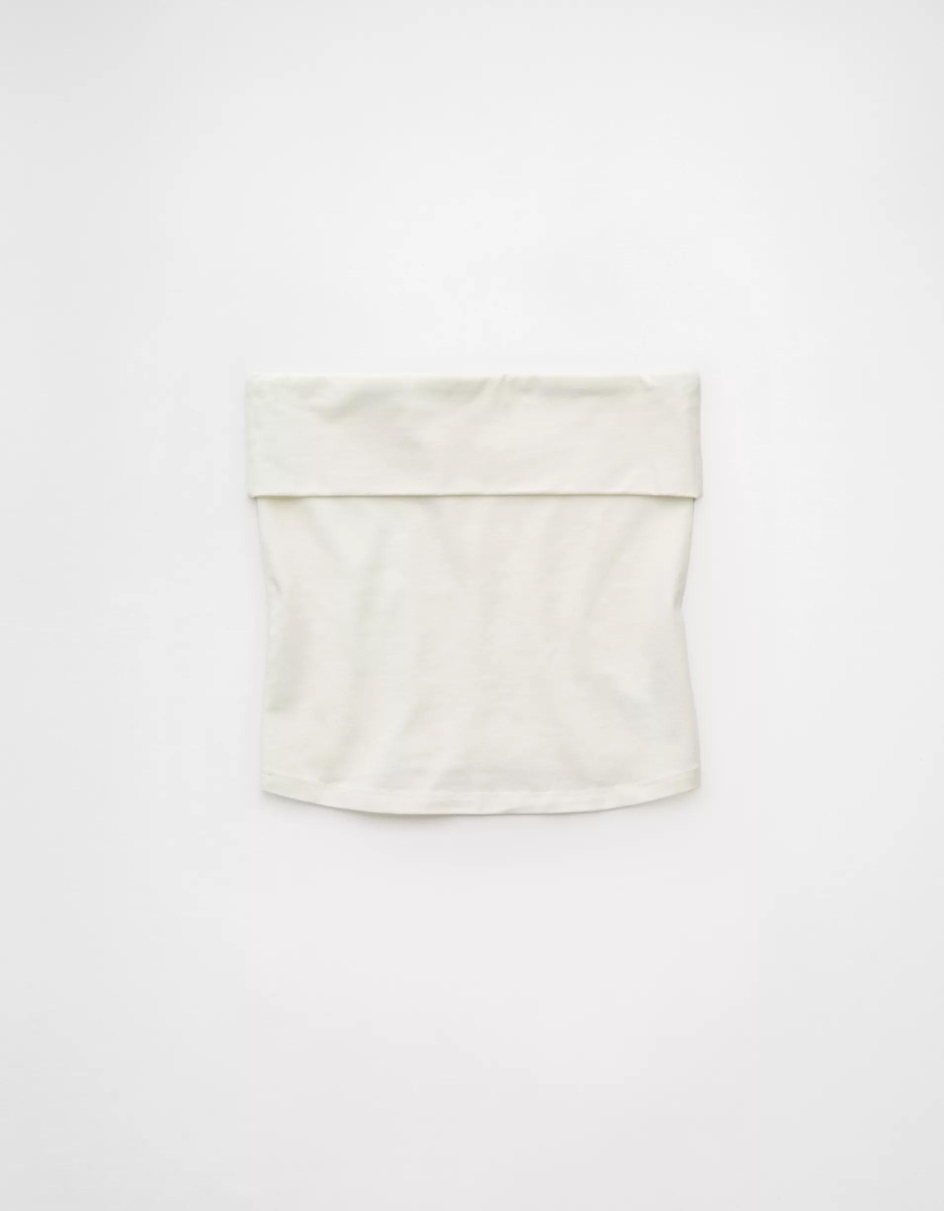 AE It Knit Foldover Tube Top Product Image