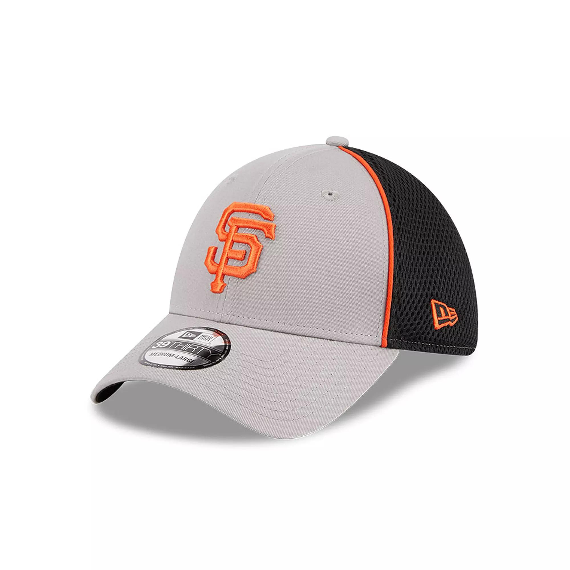 Men's New Era Gray San Francisco Giants Pipe 39THIRTY Flex Hat, Size: Medium/Large, Grey Product Image