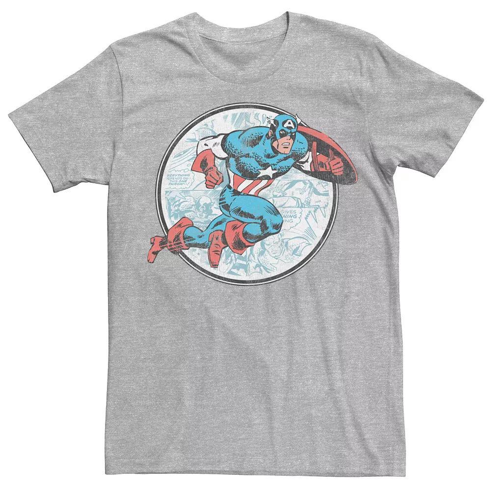 Men's Captain America Retro Tee,  Product Image