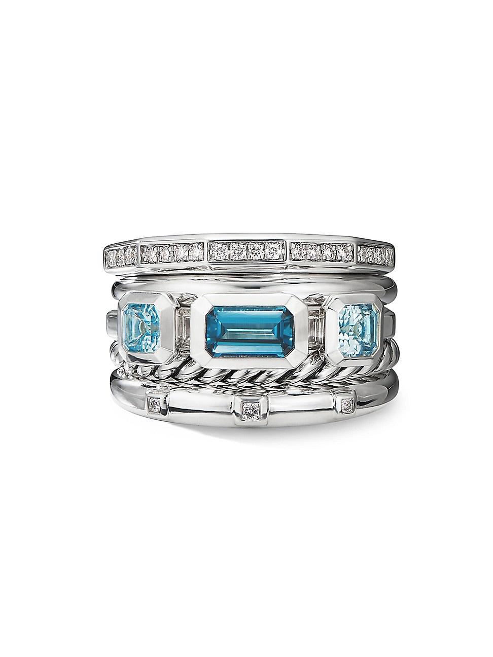 Womens Stax Wide Ring Diamonds Product Image