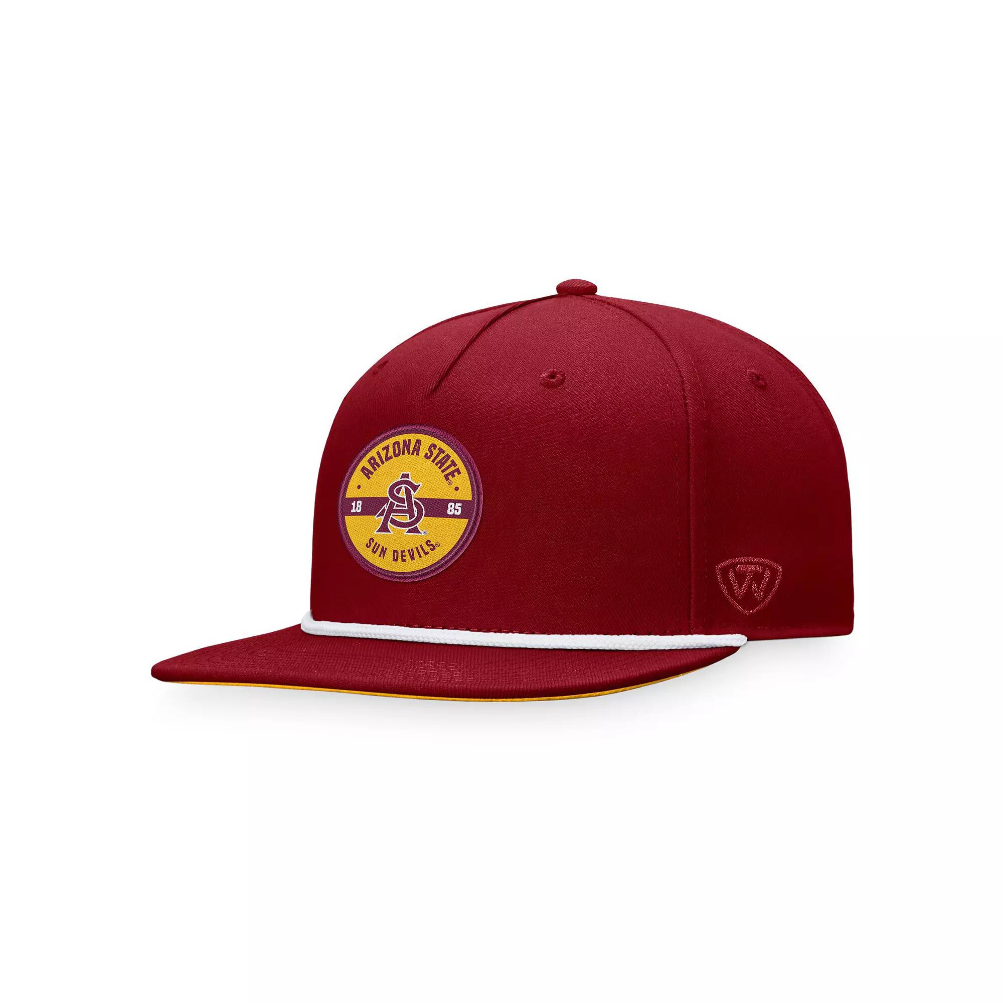 Men's Top of the World Maroon Arizona State Sun Devils Bank Hat, Red Product Image