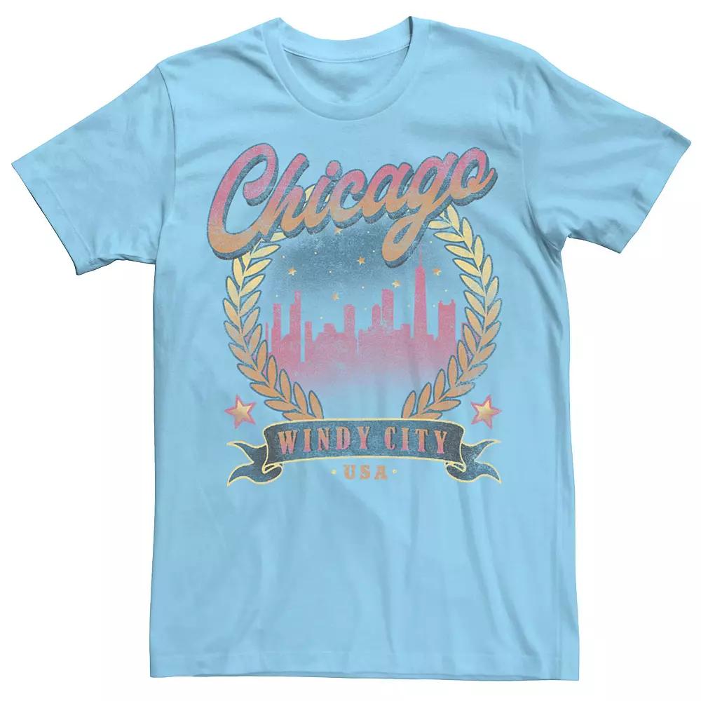Men's Chicago Windy City Nightline Scene Seal Tee,  Product Image