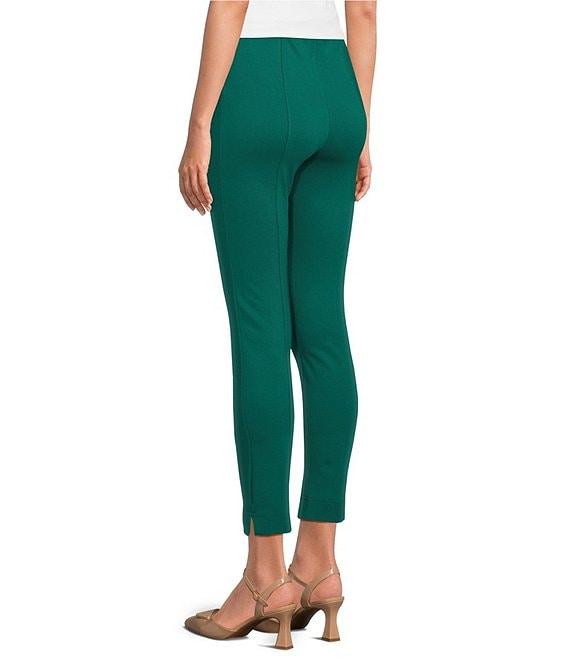 Slim Factor by Investments Coordinating Stretch Ponte Knit Ankle Skinny Pants Product Image