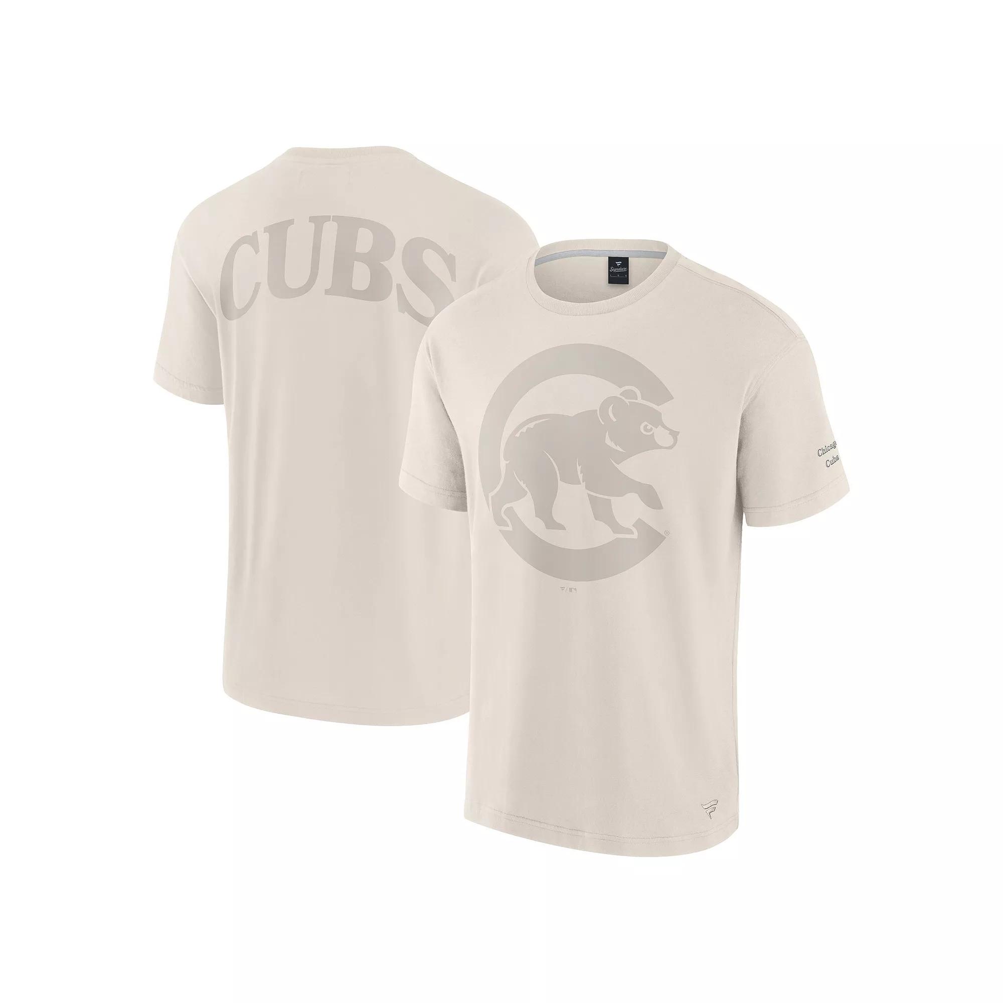 Men's Fanatics Cream Chicago Cubs Elements Iconic T-Shirt, Size: Small, Beige Product Image