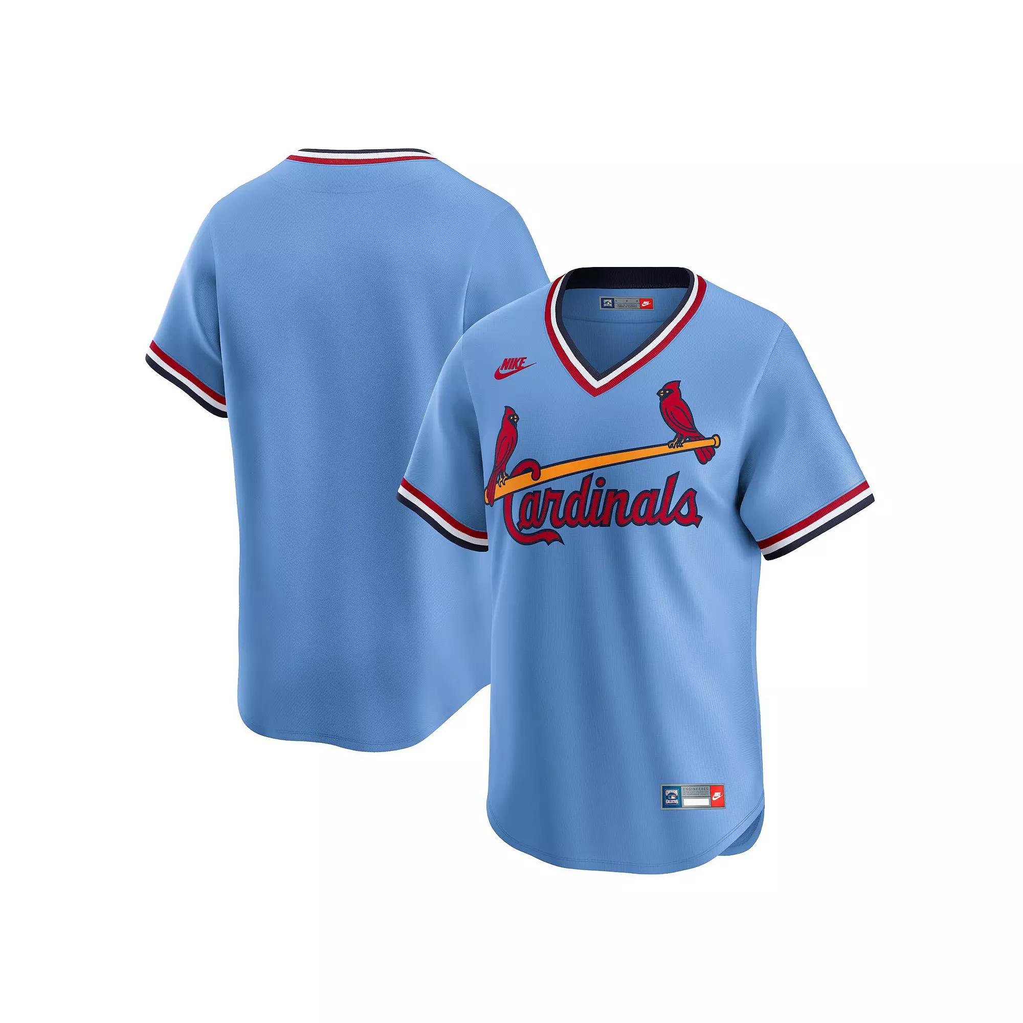 Men's Nike Light Blue St. Louis Cardinals Cooperstown Collection Limited Jersey,  Product Image