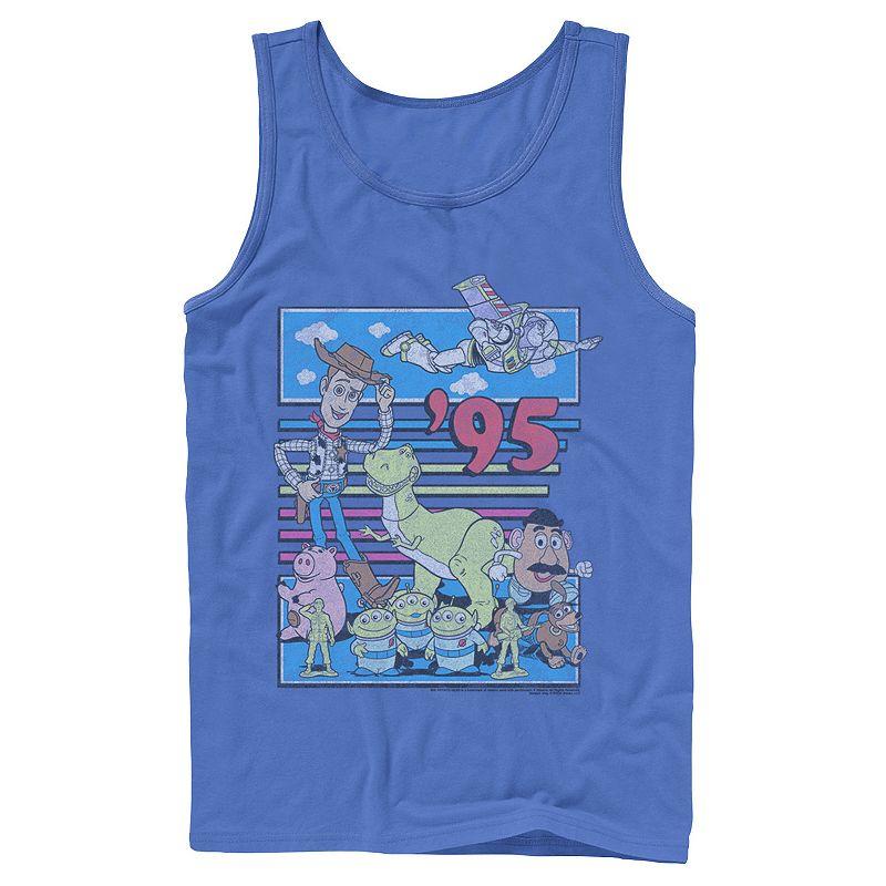 Disney / Pixar's Toy Story Men's 95 Retro Distressed Colorful Tank Top,  Product Image