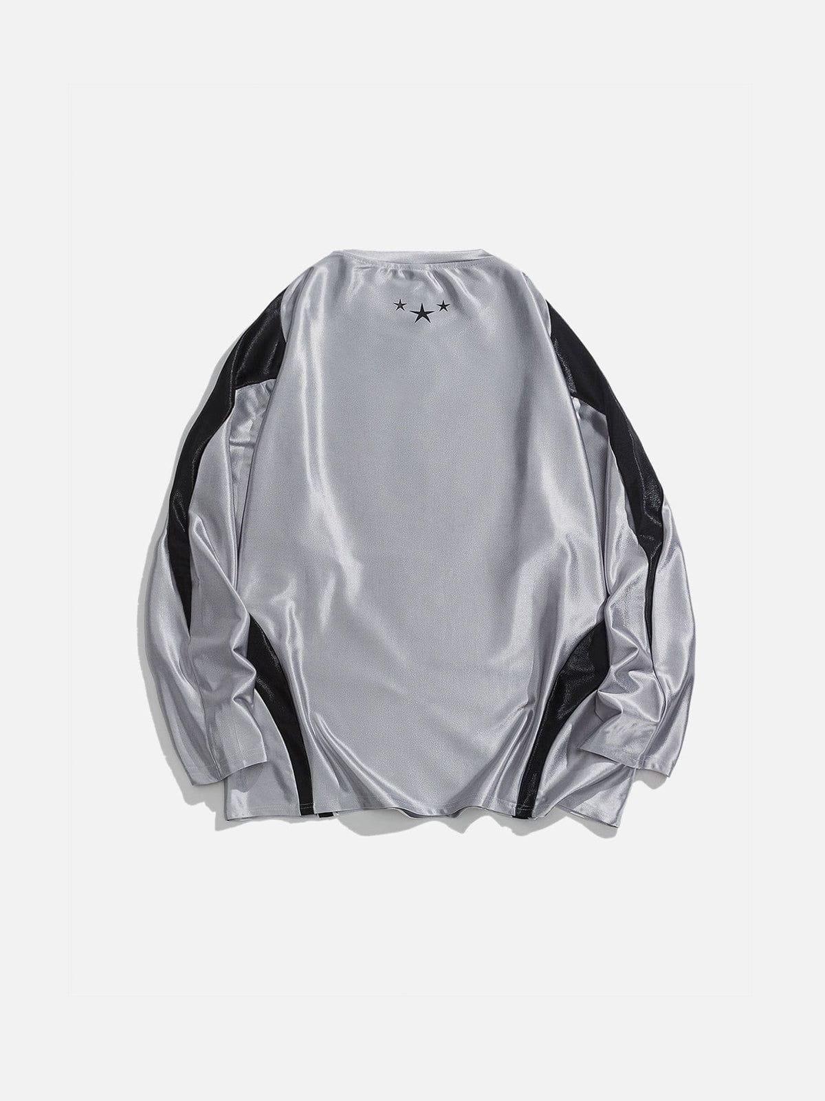 Aelfric Eden Silver Patchwork Sweatshirt Product Image