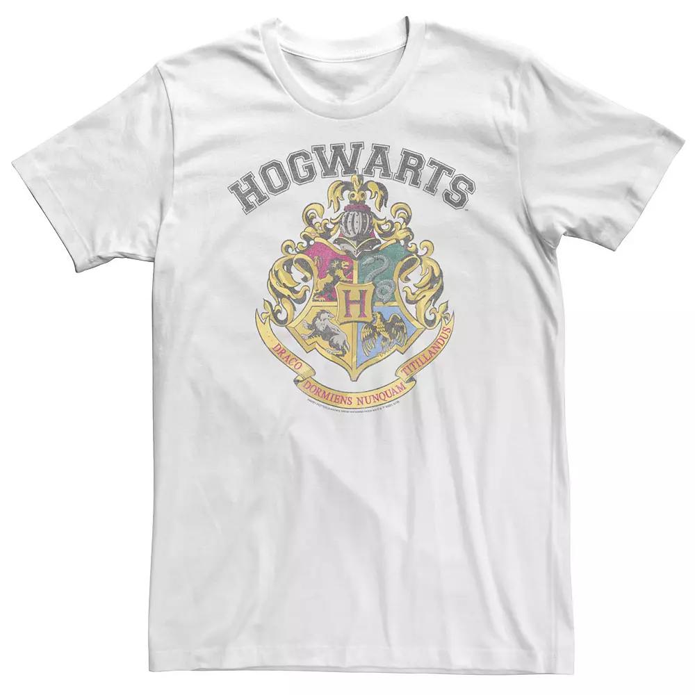 Big & Tall Harry Potter Vintage Logo Tee, Men's, Size: 4XLT, White Product Image