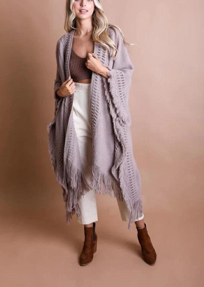 Bohemian Flowy Ruana Product Image