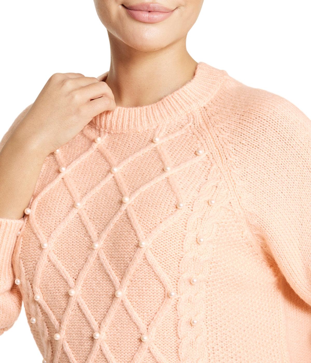 Embellished Cable Pullover Product Image