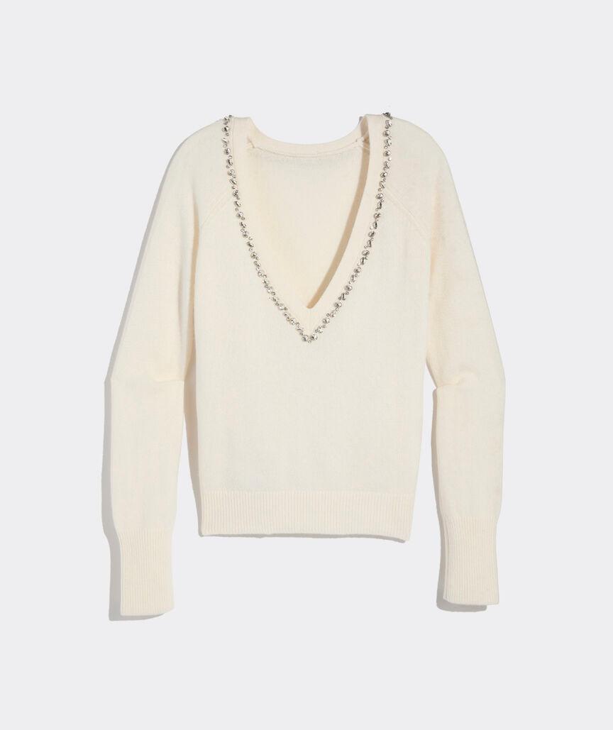Rhinestone Embellished Sweater Product Image