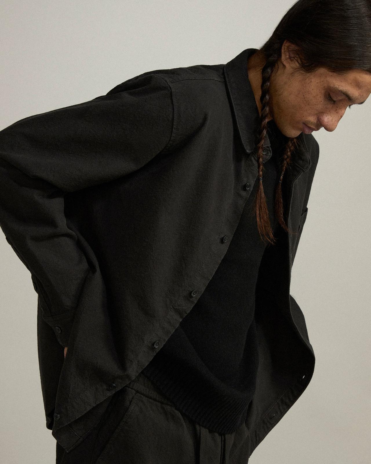 Mens Canvas Organic Cotton Overshirt Sweater by Everlane Product Image