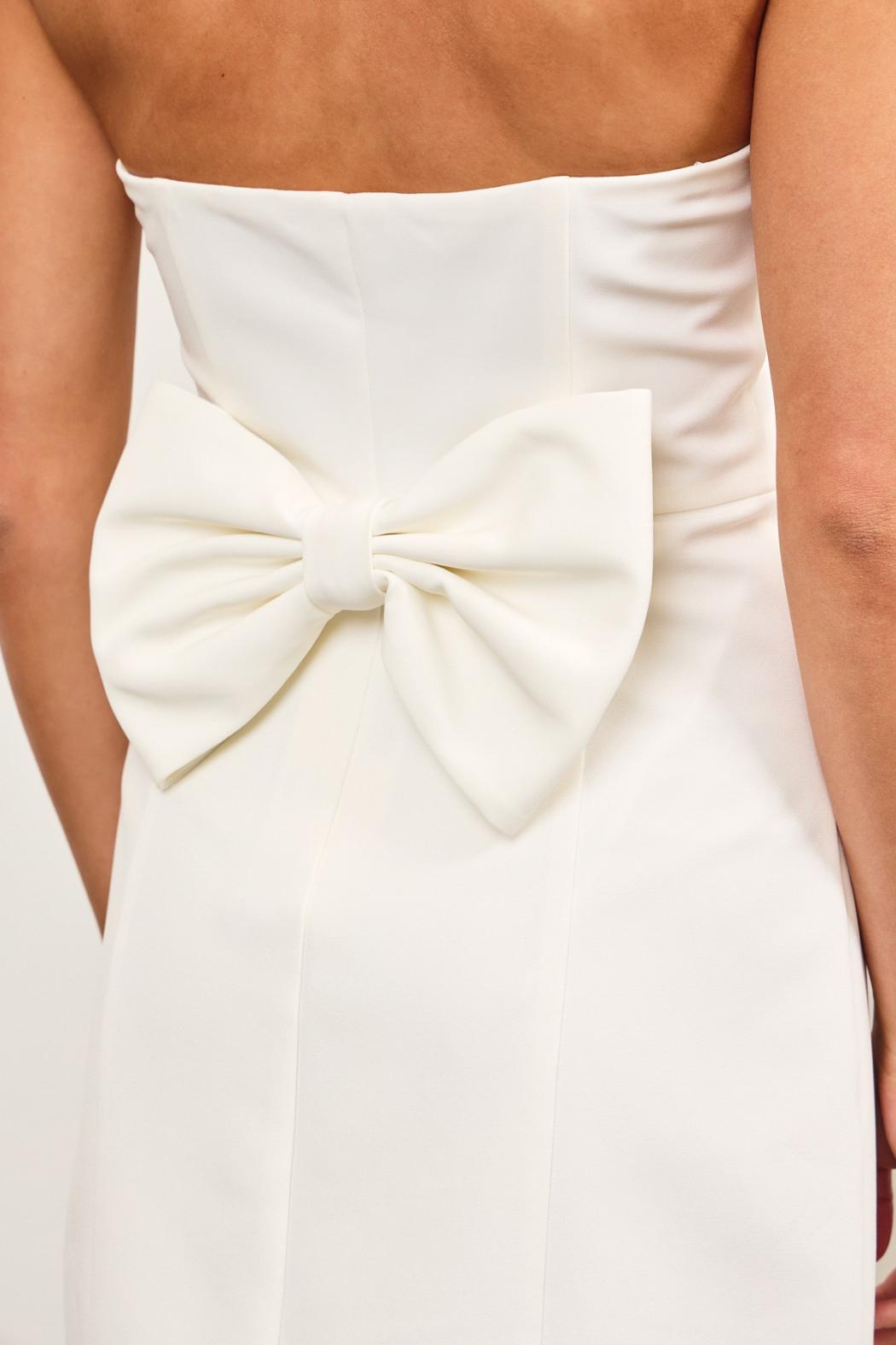 Strapless Bow Back Dress Product Image
