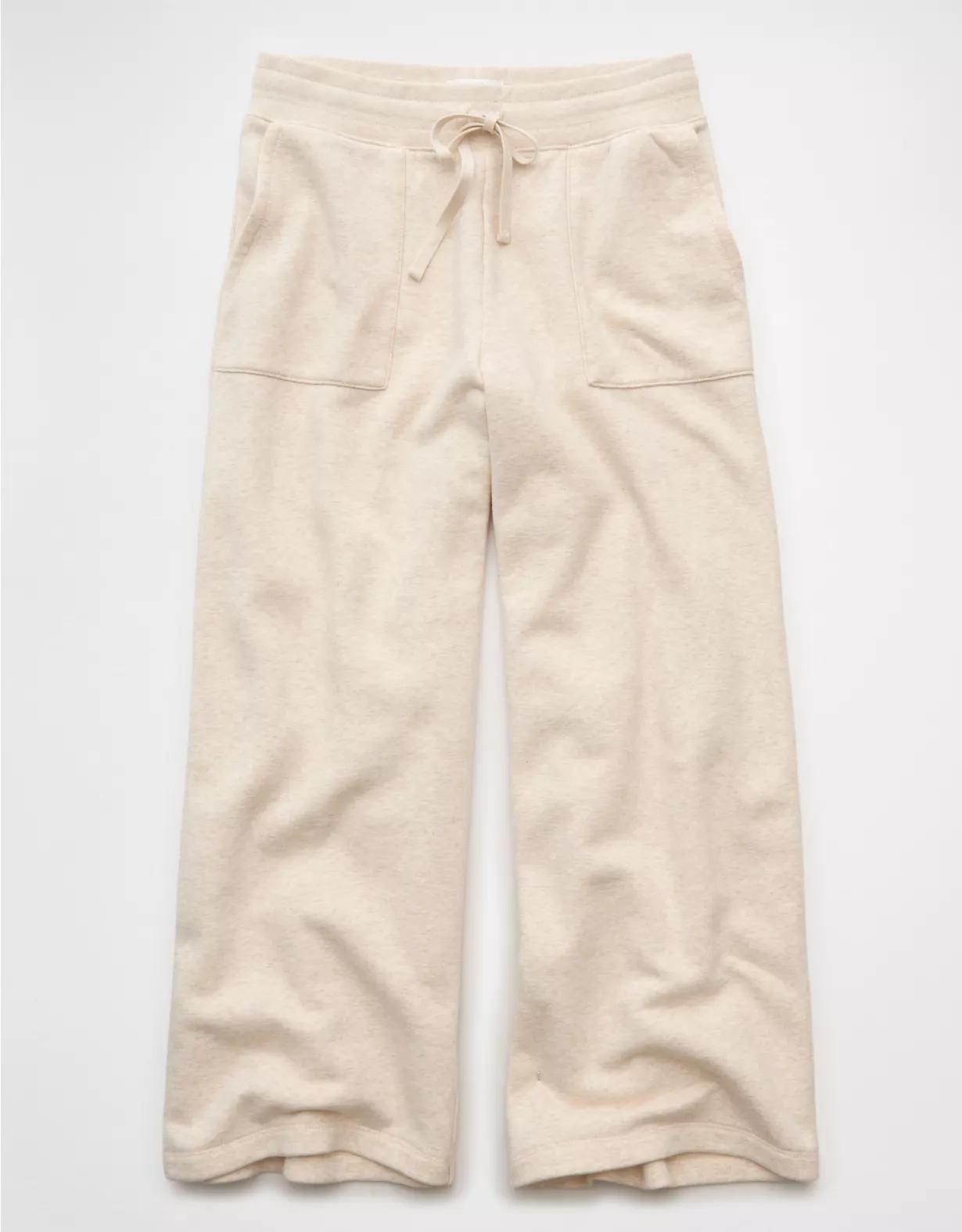 AE Everyday Luxe Wide-Leg Sweatpant Product Image
