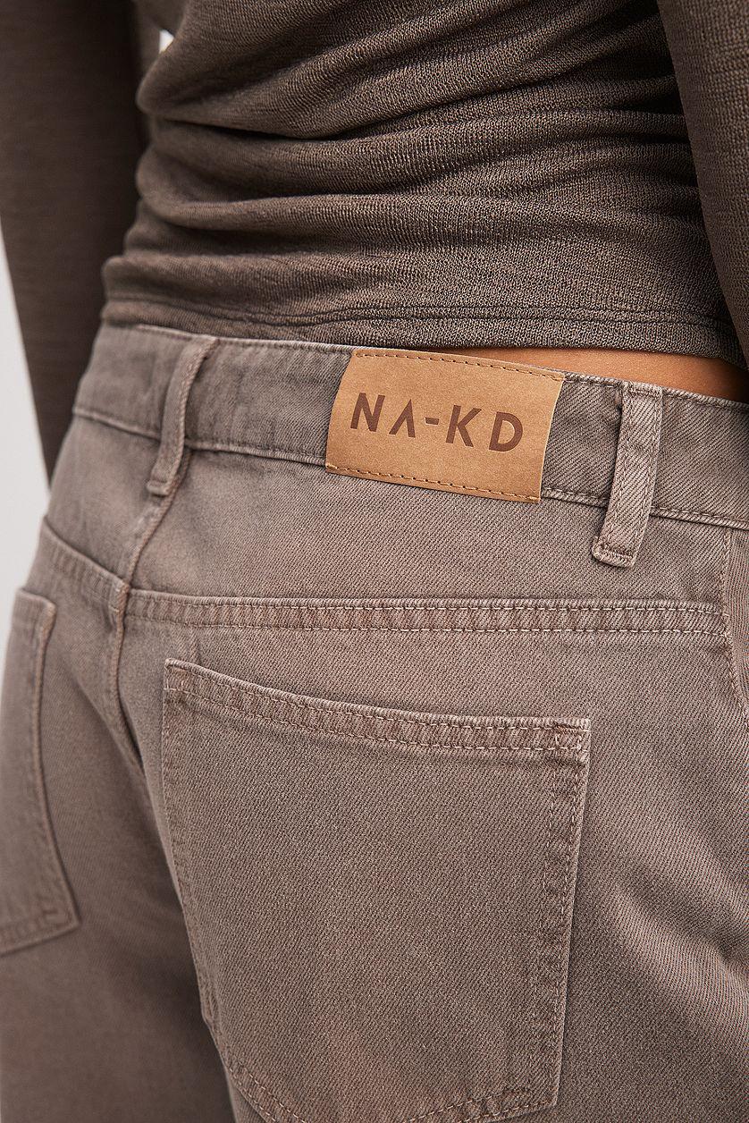 Loose Mid Waist Jeans Product Image