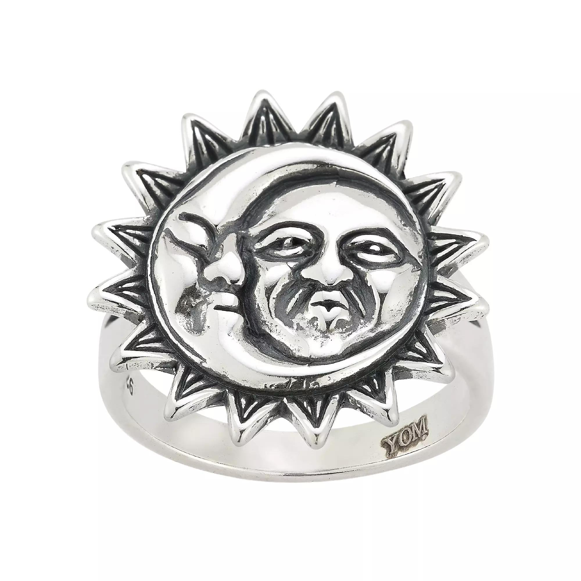 Sunkissed Sterling Sterling Silver Oxidized Sun And Moon Ring, Women's, Size: 7, Silver Tone Product Image