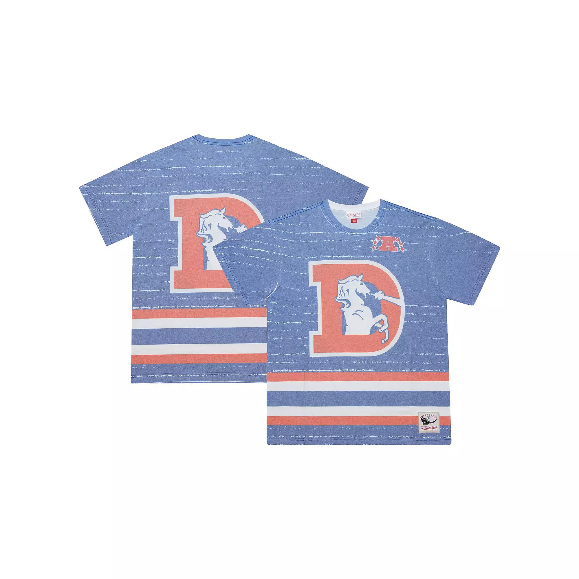 Men's Mitchell & Ness Royal Denver Broncos Jumbotron 3.0 T-Shirt,  Product Image