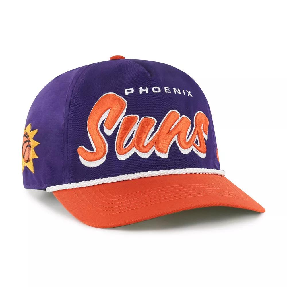 Men's '47 Purple/Orange Phoenix Suns Dropshadow Rope Hitch Adjustable Hat, Phx Purple Product Image