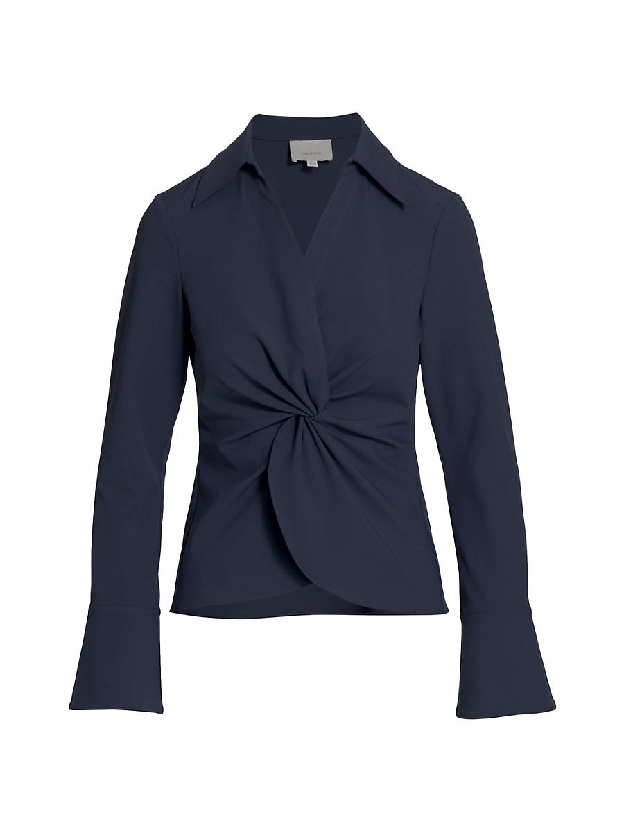 Womens Mckenna Twist-Front Blouse Product Image