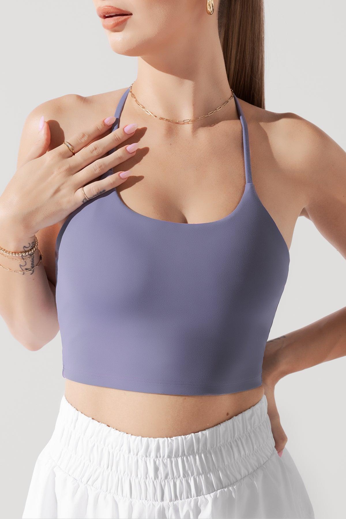 Flexy Crop Top - Blue Mist Product Image