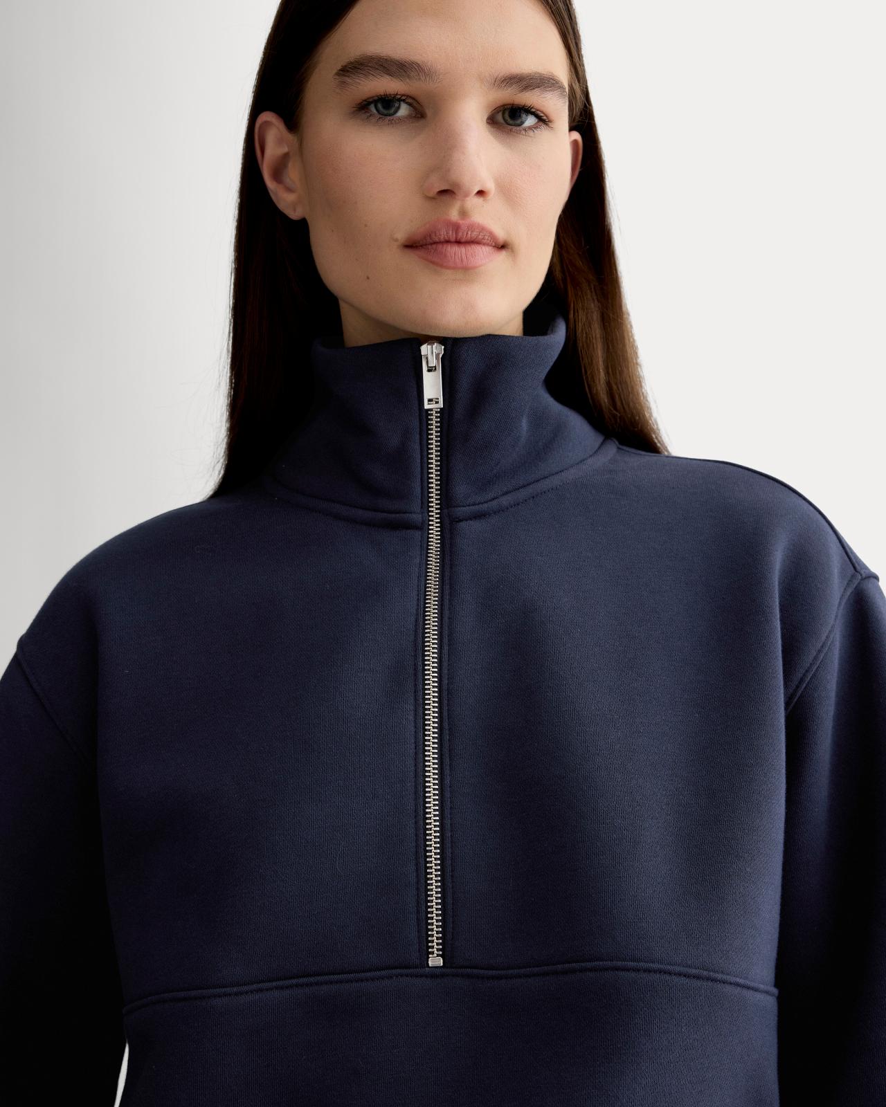 Womens Laid-Back Half-Zip Sweatshirt by Everlane Product Image