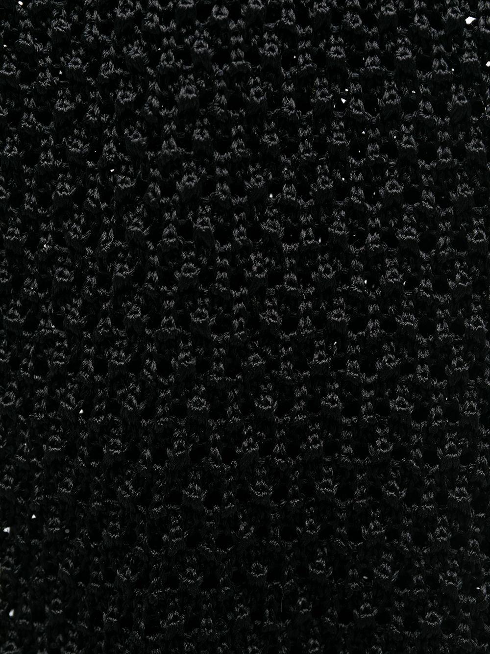 solid knit silk neck tie Product Image