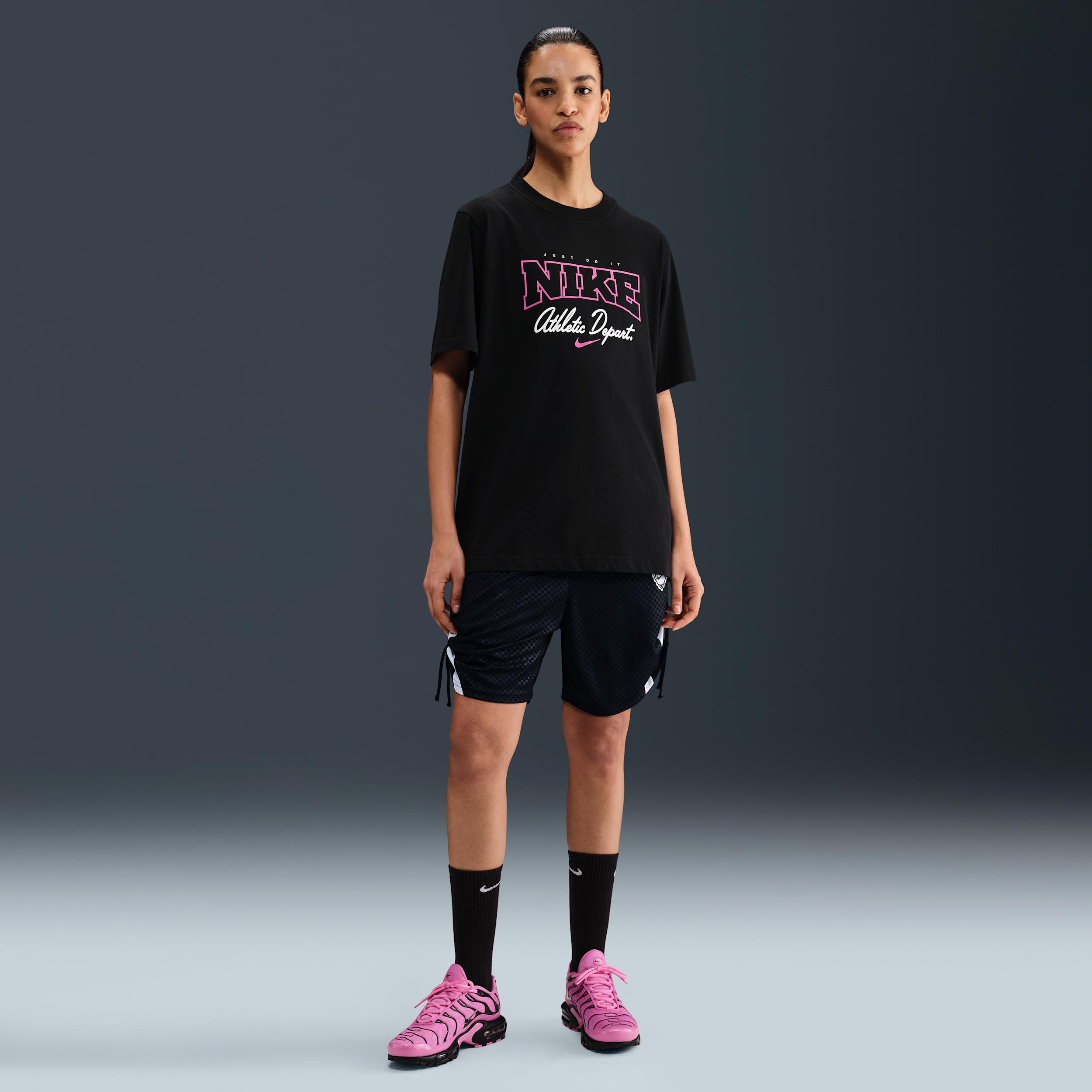 Womens Nike Sportswear Loose Short-Sleeve Graphic T-Shirt | IF1180-010 Product Image