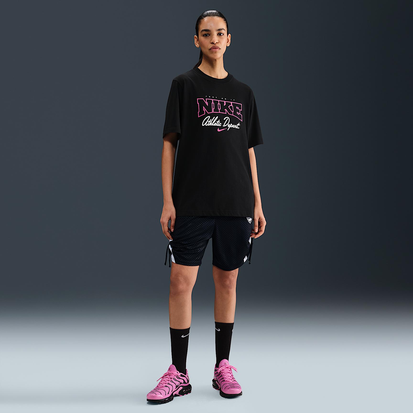 Womens Nike Sportswear Loose Short-Sleeve Graphic T-Shirt | IF1180-010 Product Image