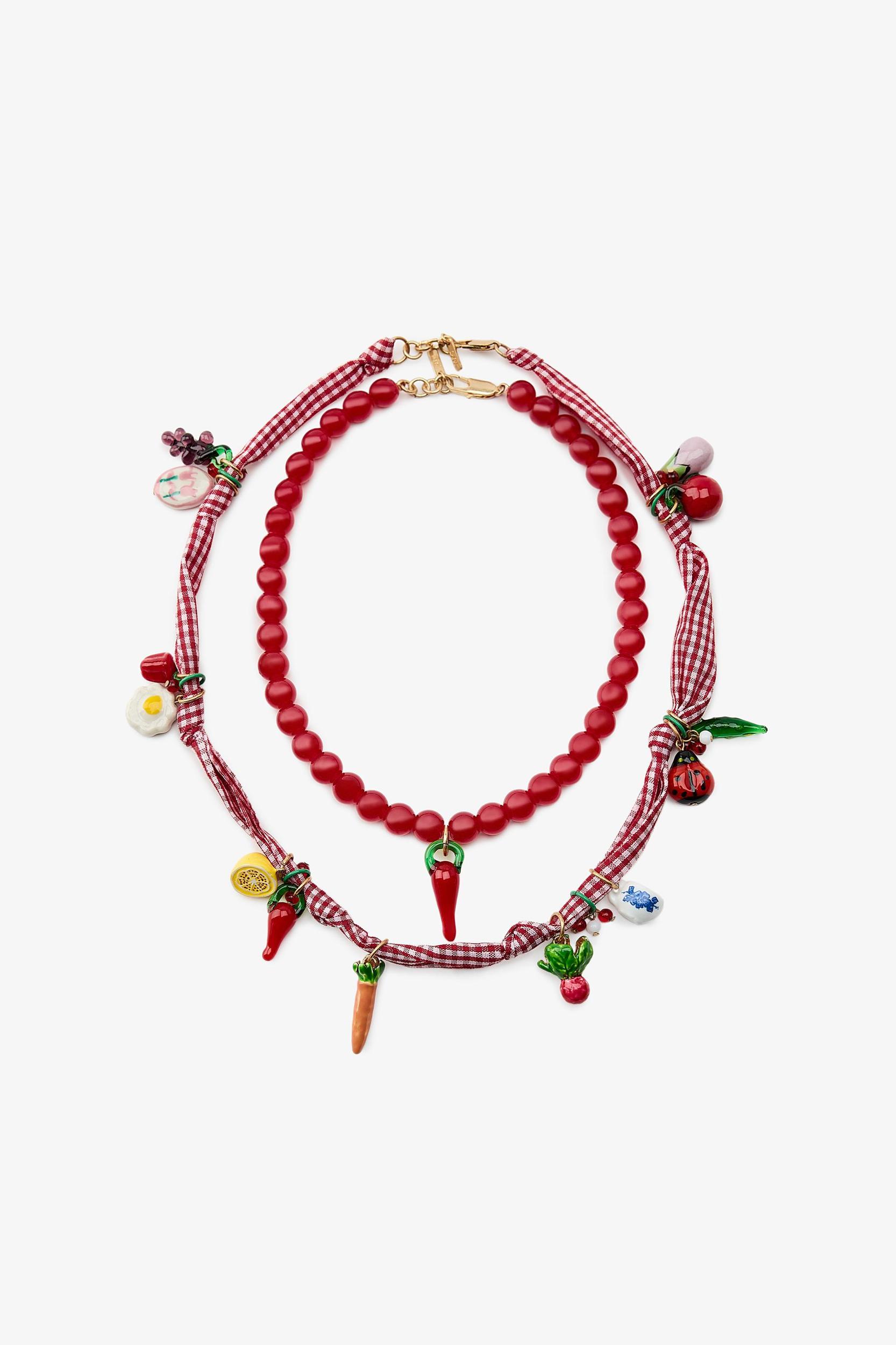 TWO-PACK OF CHARM NECKLACES Product Image