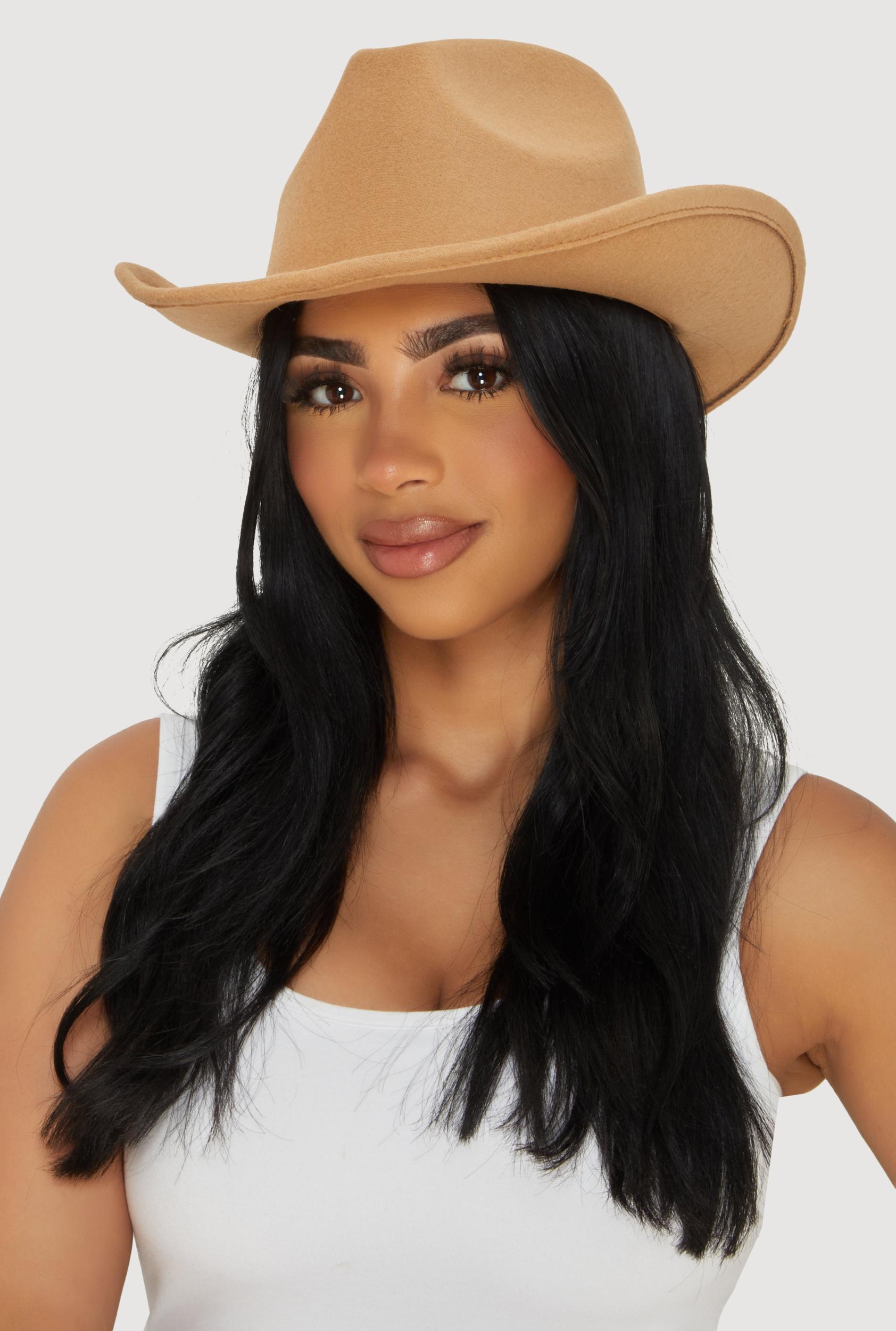 Womens Brushed Felt Cowboy Hat Product Image
