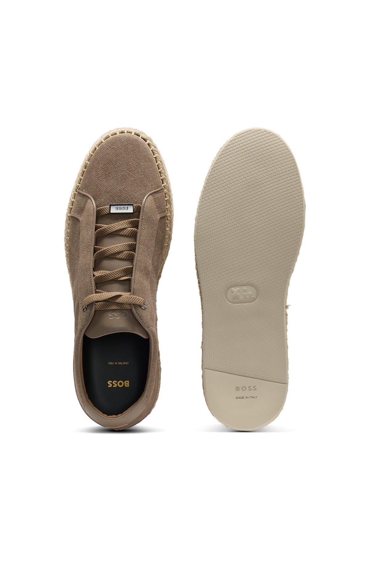 BOSS - Gary EXTRALIGHT sneakers with hidden laces - Light Brown Product Image